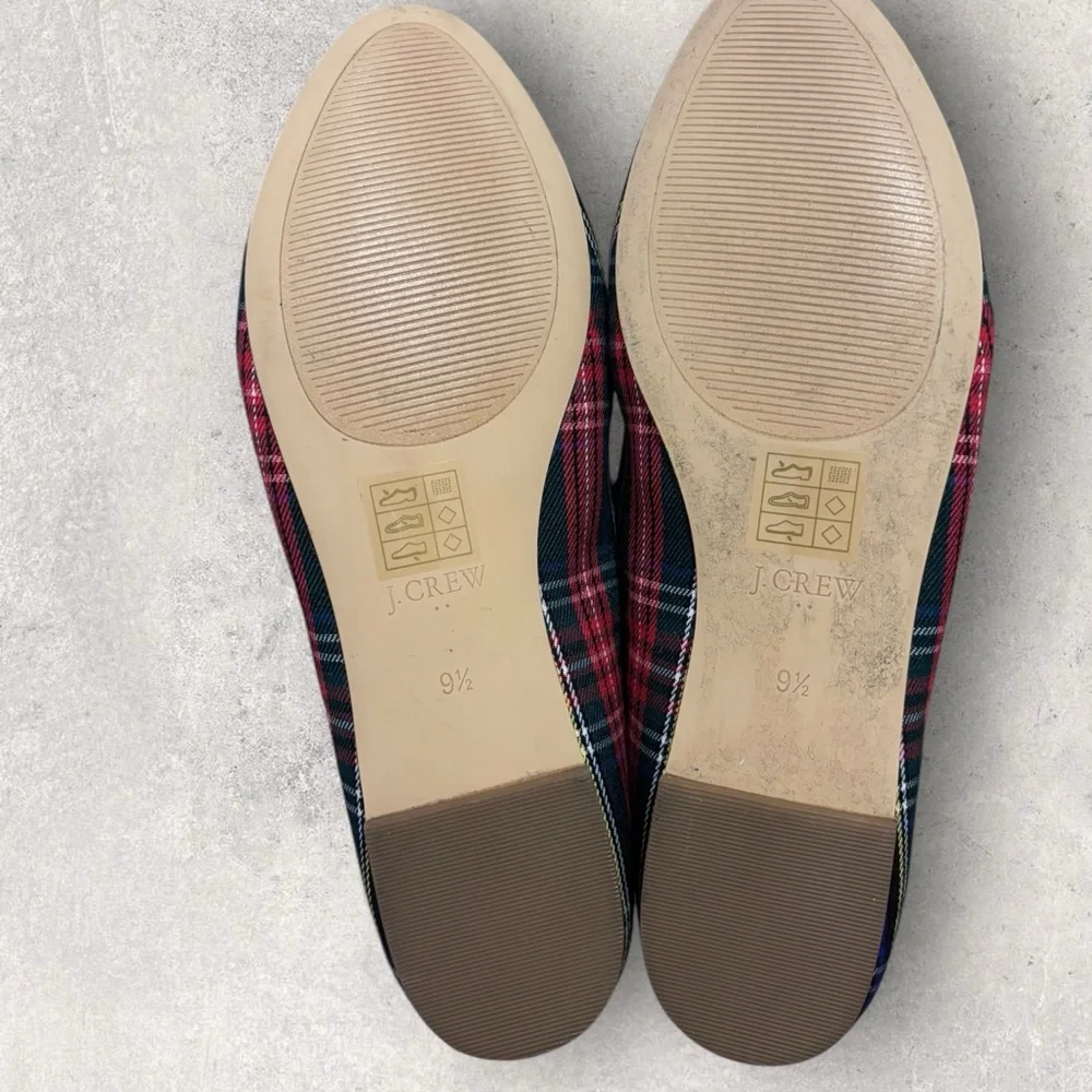J. Crew tartan plaid smoking loafers
